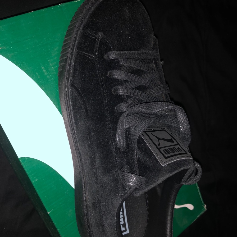 Puma Platform Velvet Crushed Gem Sneakers